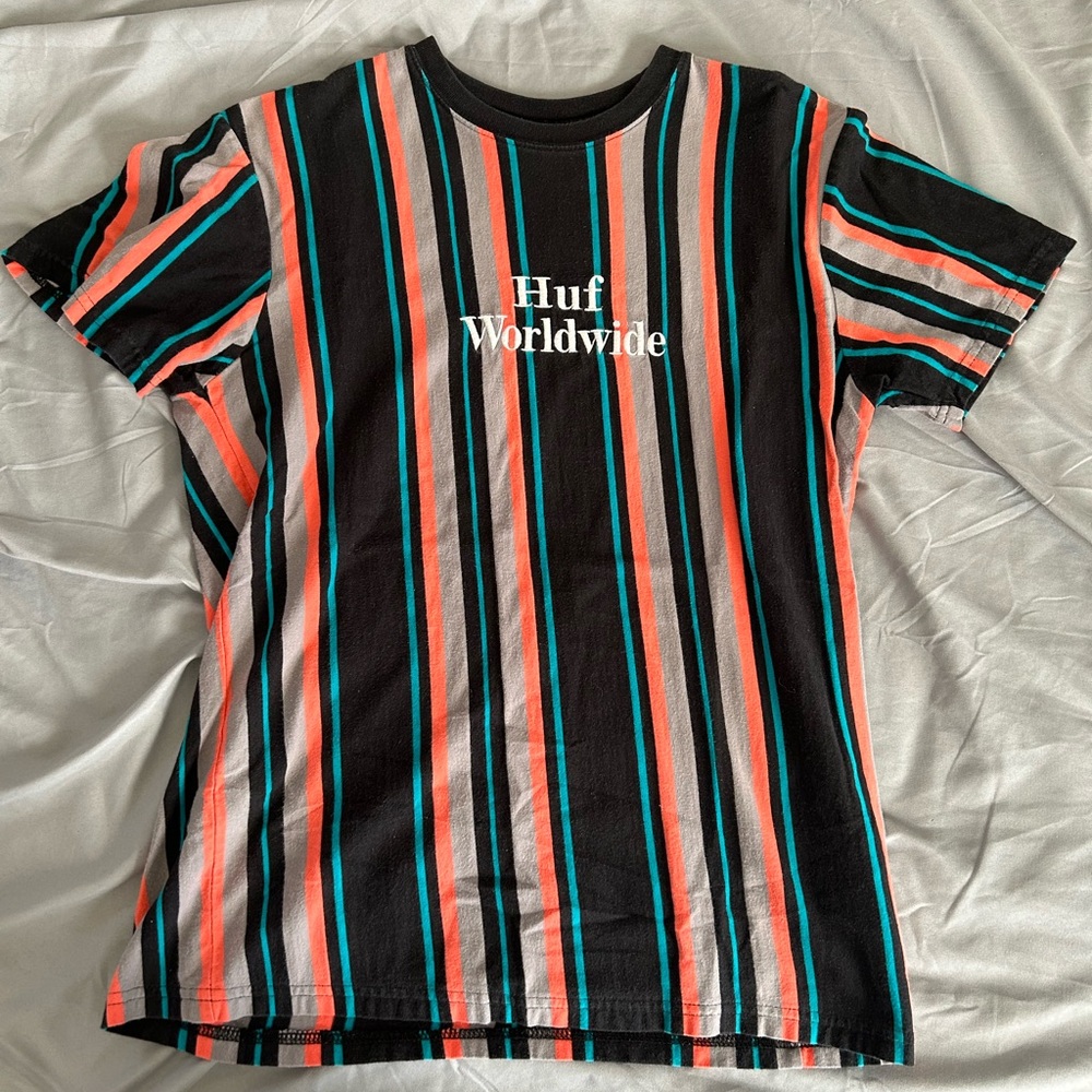 Huf Worldwide Striped T-Shirt